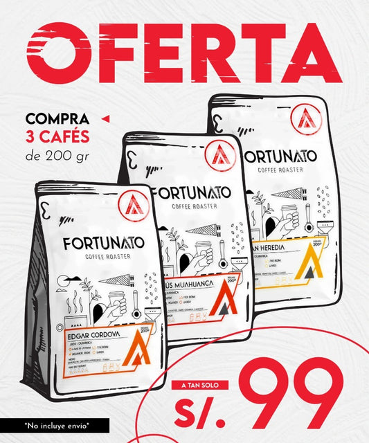 3 cafés por 99 soles!!!